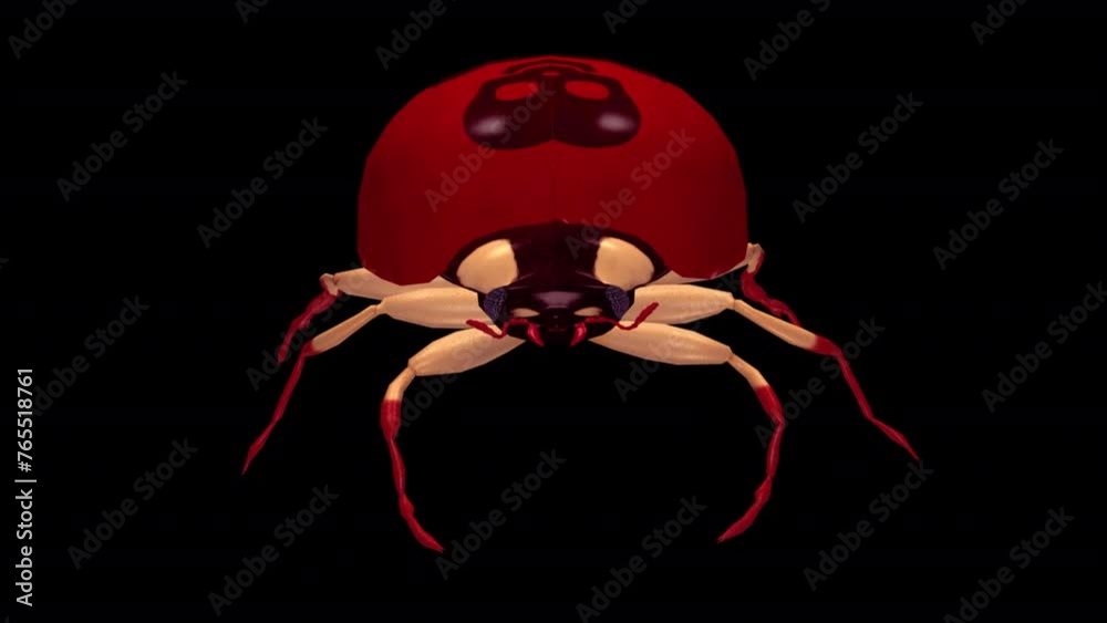 Horror Ladybird - Bloody Red Beetle Bug with Skull and Crossbones Jolly Roger Death Symbol - Crawling Loop - Front Close Up View - Alpha Channel - Realistic artistic 3D animation
Horror Ladybird - Bloody Red Beetle Bug with Skull and Crossbones Jolly Roger Death Symbol - Crawling Loop - Front Close Up View - Alpha Channel - Realistic artistic 3D animation