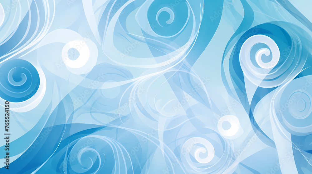 Illustration of swirls pattern in various tones on background Illustration of swirls pattern in various tones on background
