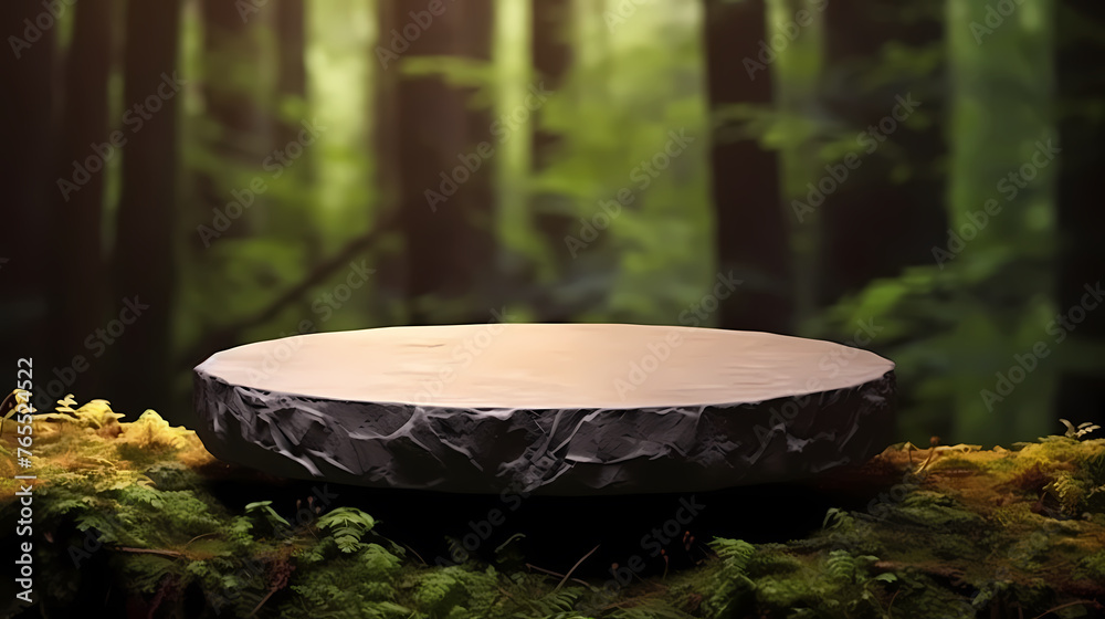 Lush natural botanical product podium Lush natural botanical product podium