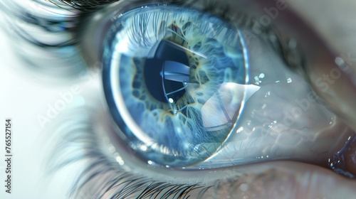 Witness the development of nano-enabled contact lenses that monitor intraocular pressure and release medication as needed, 