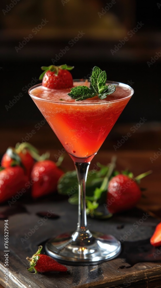 A cool, delicious alcoholic cocktail is particularly refreshing in the middle of summer. Generative AI A cool, delicious alcoholic cocktail is particularly refreshing in the middle of summer. Generative AI