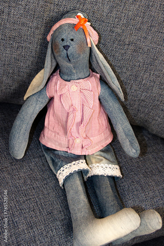 handmade toy, bunny,