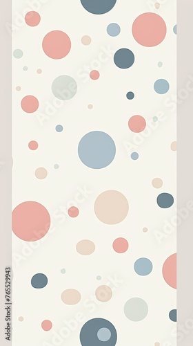 A minimalist dotted Swiss pattern on a soft pastel