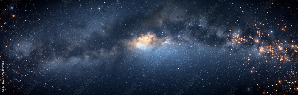 beautiful universe with lots of stars for backdrop