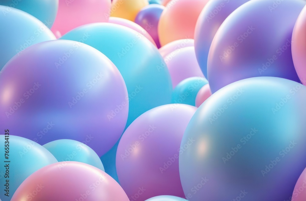 Flat lay of many abstract inflatable bubbly 3d curves and lines, pastel colors. Flat lay of many abstract inflatable bubbly 3d curves and lines, pastel colors.
