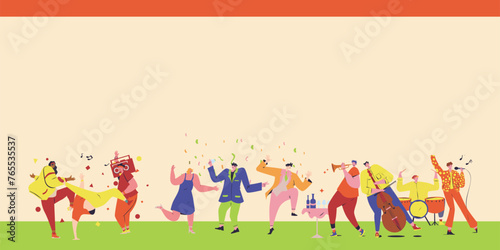 "Joyful Dance Parade"  © Boy