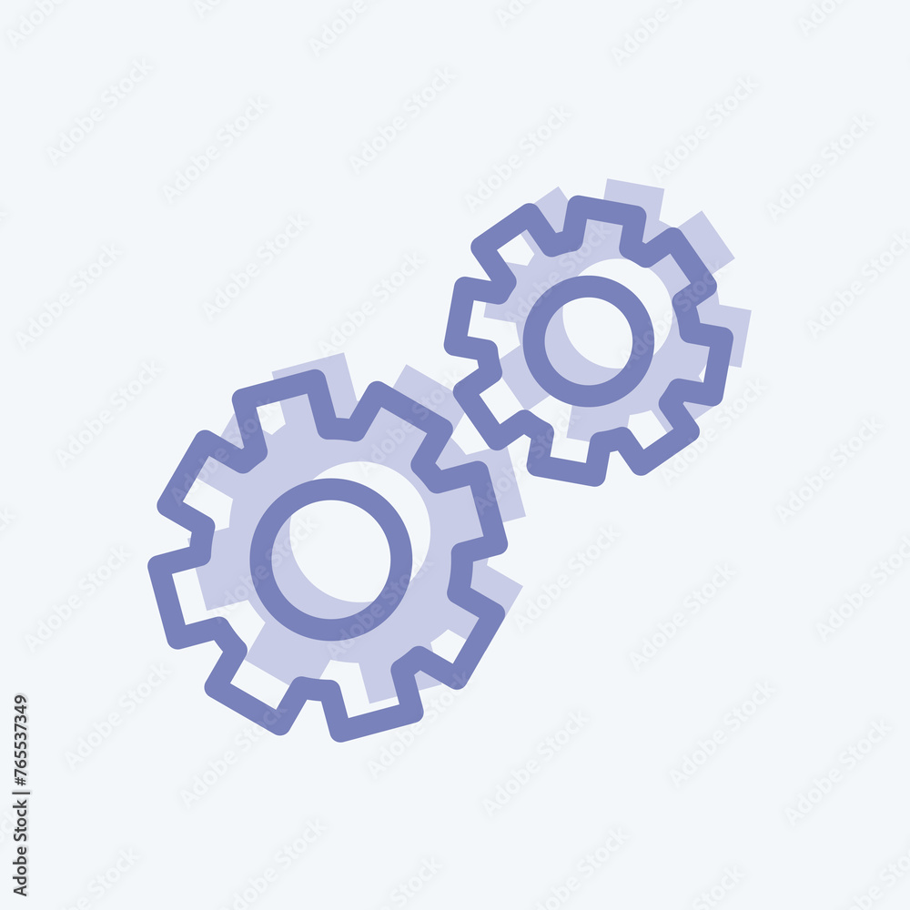 Icon Teamwork. suitable for Startup symbol. two tone style. simple design editable. design template vector. simple illustration Icon Teamwork. suitable for Startup symbol. two tone style. simple design editable. design template vector. simple illustration