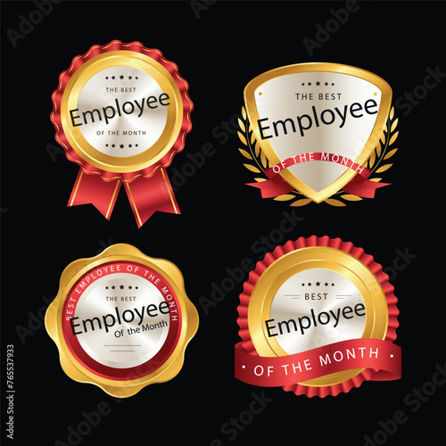 Badge design vector tempale   symbol, technology, web, button, banner, sticker, set, product, gold,  photo