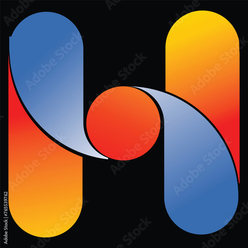 H ,Logo, Design ,Vector ,File ,Tampale ,Eps