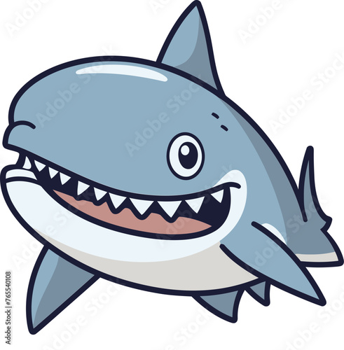 Predator s Realm Mesmerizing Shark Vector Design