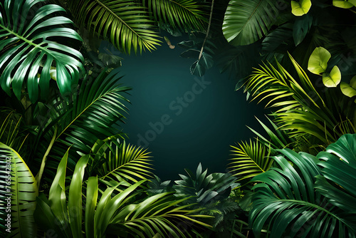 palm tree leaves