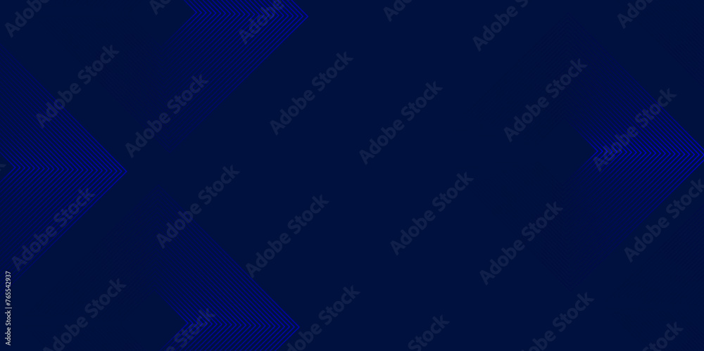 Abstract blue neon geometric light background. Futuristic technology digital hi tech concept background. Vector illustration abstract graphic design banner pattern presentation background web template - obrazy, fototapety, plakaty 