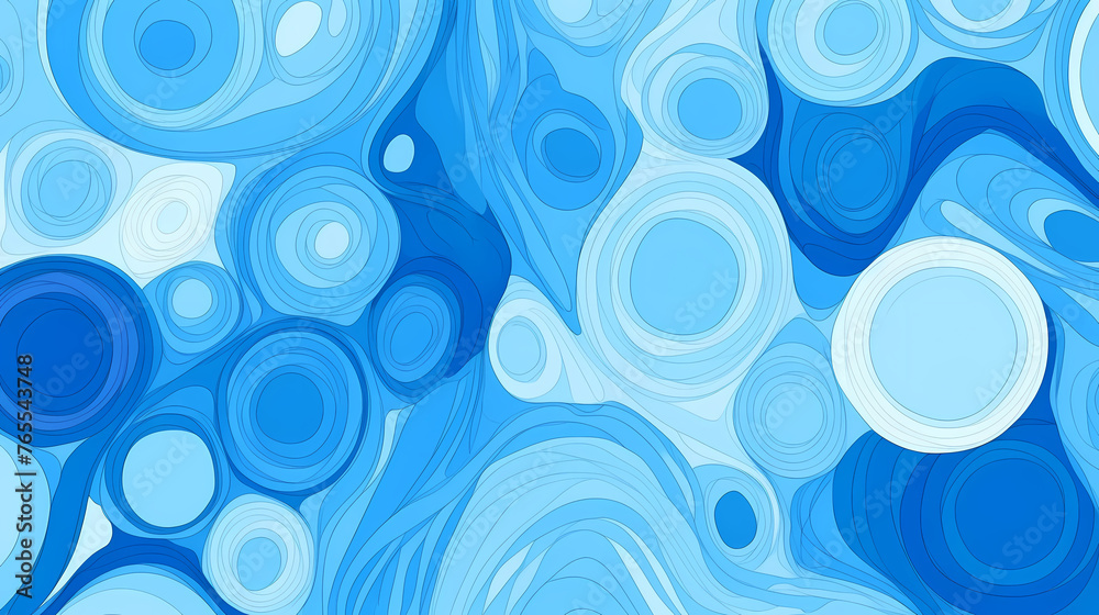 Wavy Repeating Circle Pattern Wavy Repeating Circle Pattern