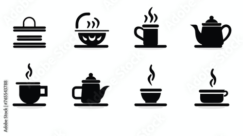 Tea icon or logo isolated sign symbol vector illustration