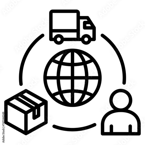 Global Supply Chain icon