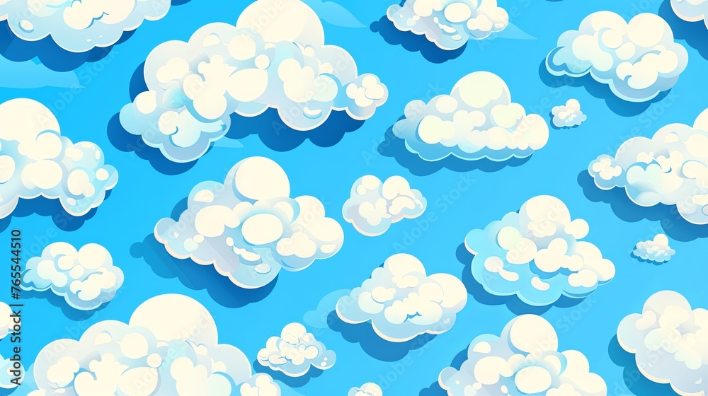seamless pattern with clouds seamless pattern with clouds
