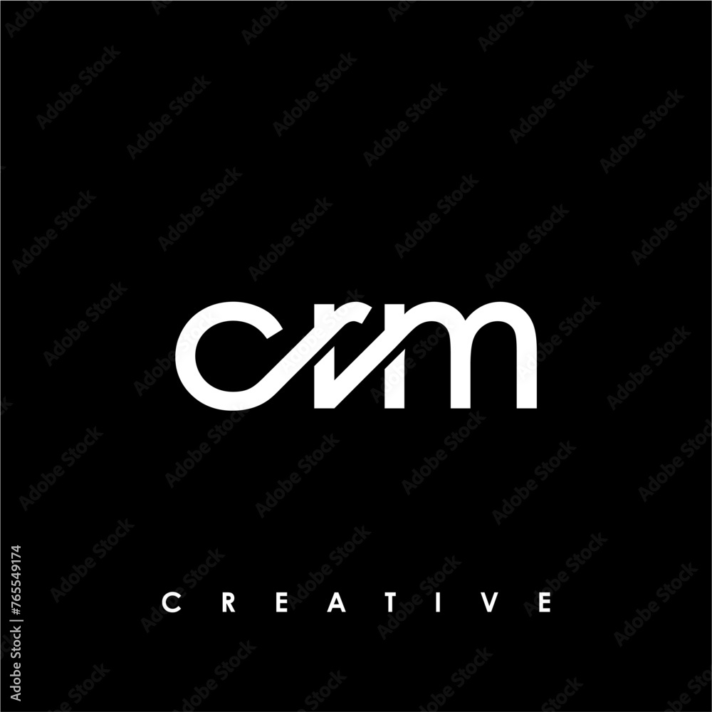 CRM Letter Initial Logo Design Template Vector Illustration CRM Letter Initial Logo Design Template Vector Illustration