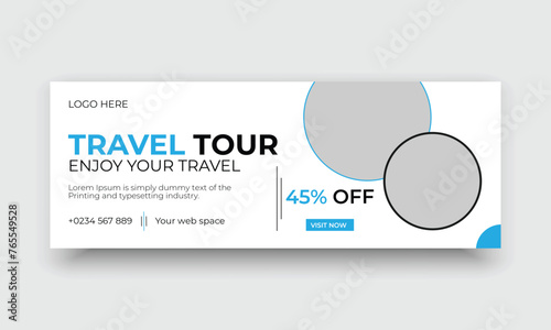 Travel Agency Facebook Cover Banner Template