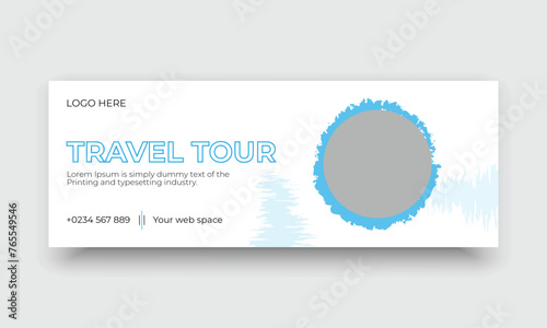 Travel Agency Facebook Cover Banner Template