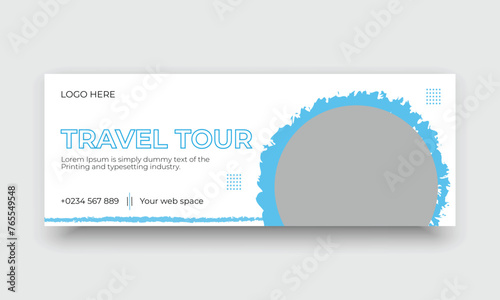 Travel Agency Facebook Cover Banner Template