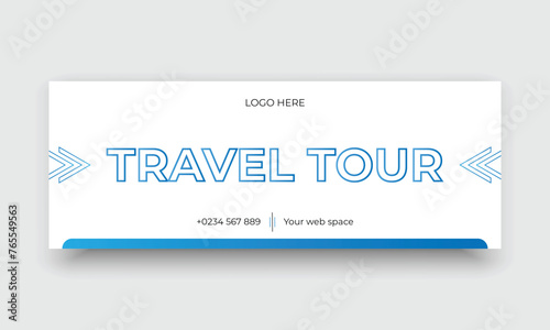 Travel Agency Facebook Cover Banner Template