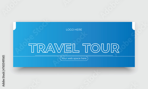 Travel Agency Facebook Cover Banner Template