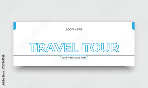 Travel Agency Facebook Cover Banner Template