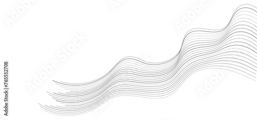 Abstract wavy lines background element. Suitable for AI, tech, network, science, digital technology themes