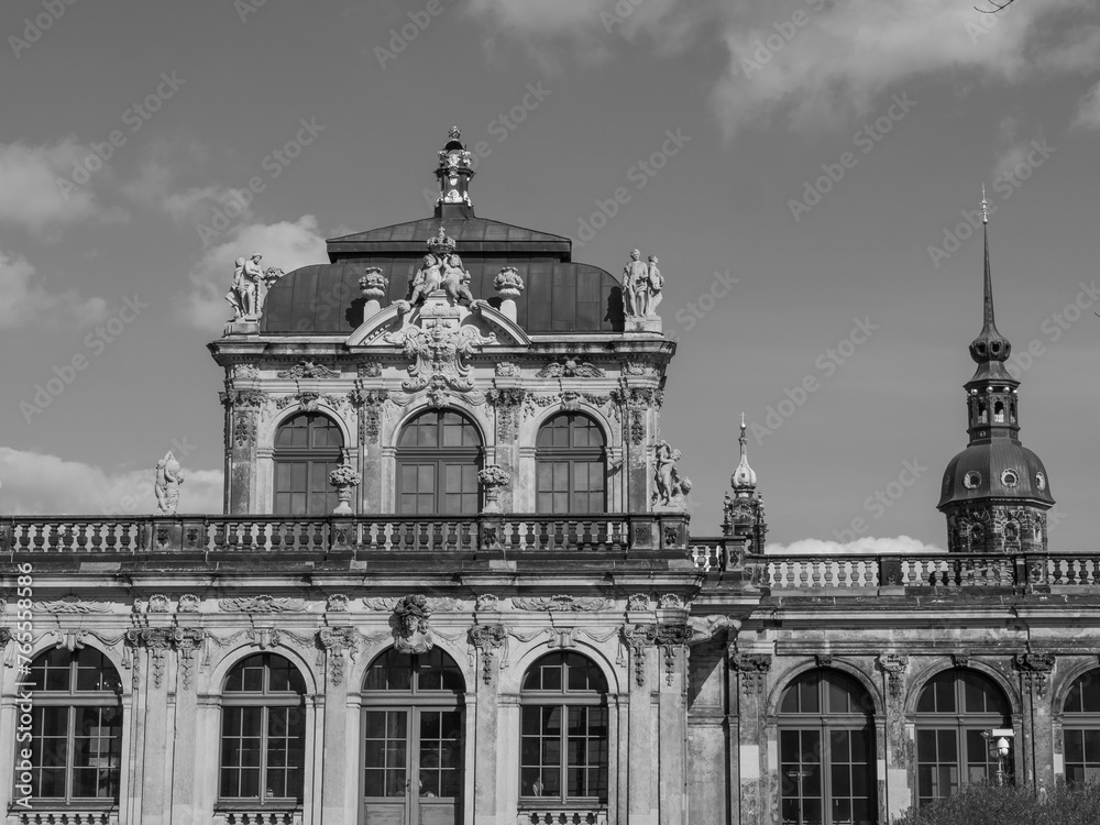 Obraz premium Die Altstadt von Dresden