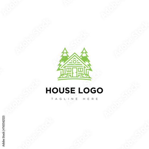 Creative Minimal natural House logo