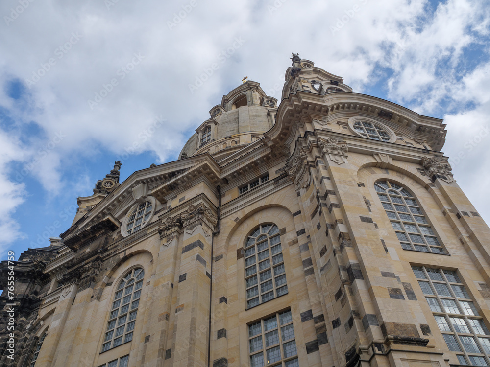 Die Alstadt von Dresden in Sachsen