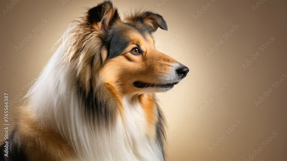  A stunning close-up photo captures the expressive eyes of a beautiful black and white border collie, set against the backdrop of its breed's distinctive coloring