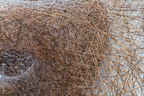 texture of straw