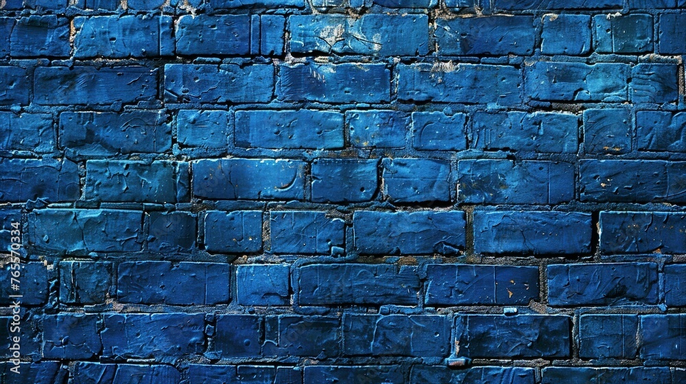 Blue Brick Wall Texture Blue Brick Wall Texture