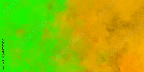 Abstract background with green and yellow watercolor texture .smoke vape rain cloud and mist or smog fog exploding canvas background .hand painted vector illustration with watercolor design © VECTOR GALLERY