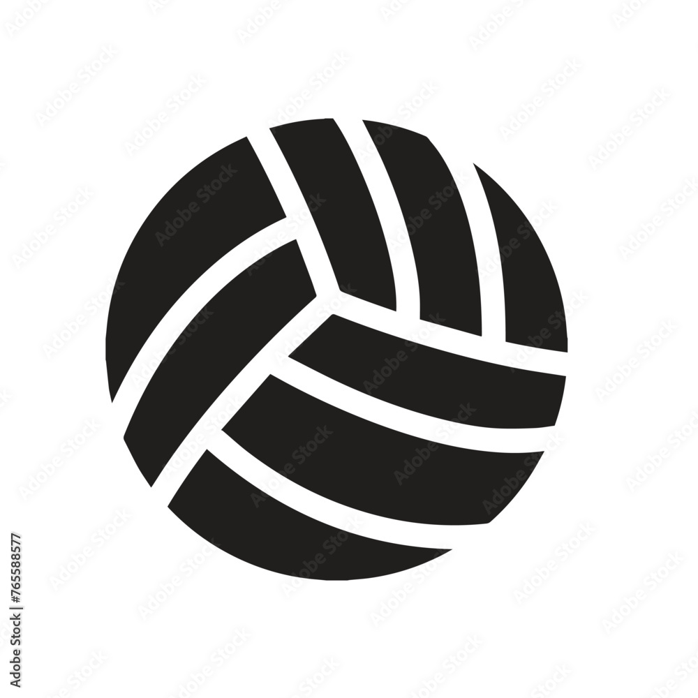 volleyball ball icon vectors illustration