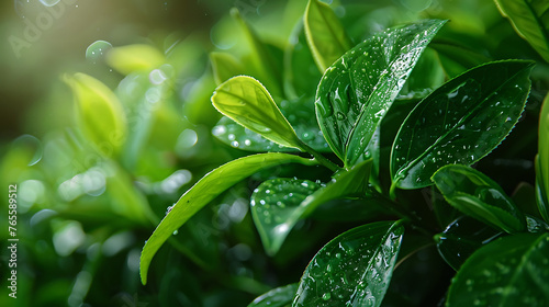 Green tea  the power of caffeine for daily freshness