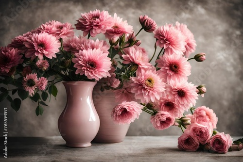 flowers in vase © mosa