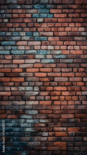 Urban Brick Wall. Generated AI