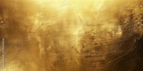 Golden metal surface pattern. Yellow gold texture background. Luxury risch style wallpaper. Digital artistic artwork raster bitmap illustration. Graphic design art. AI artwork.