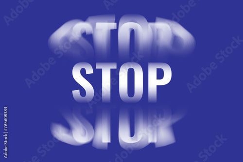 Stop Blur Text Effect