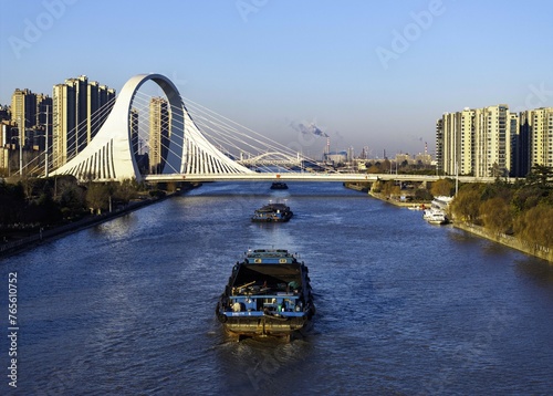 Urban Scenery of Huai'an City, Jiangsu Province, the Capital of Canals