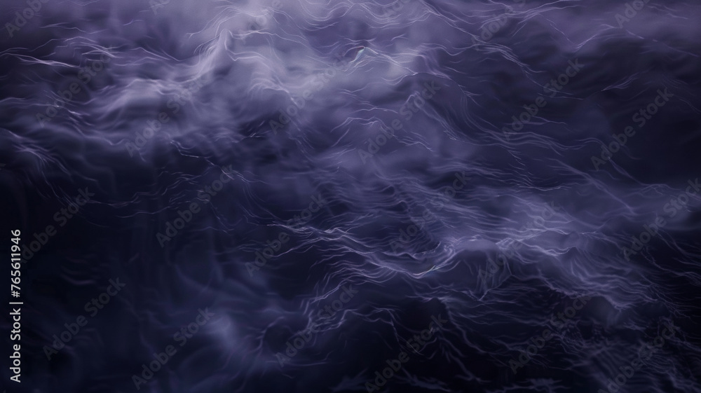 Ethereal waves of purplish tones abstractly flow like a silk fabric in the wind.