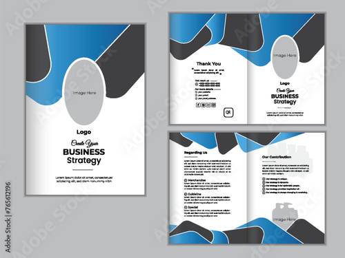 Business Brochure Design Tamplate Bi-Fold