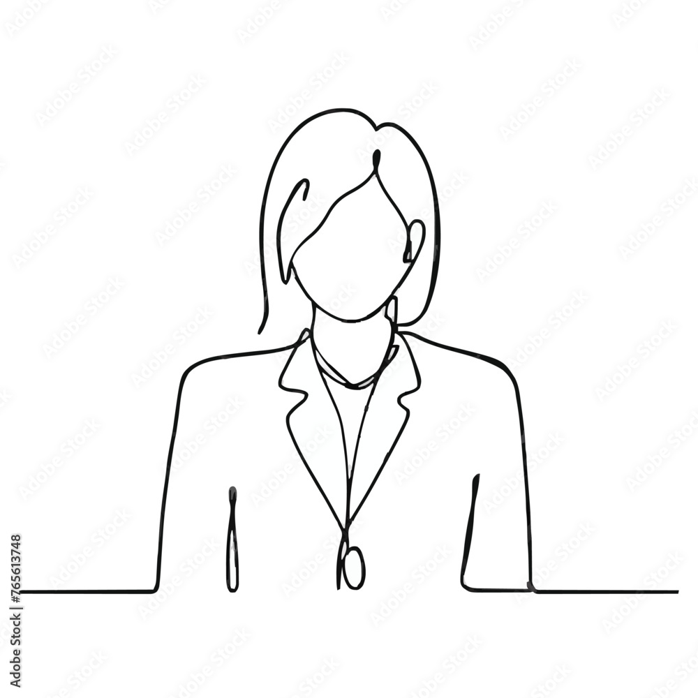 drawing illustration of a women drawing illustration of a women