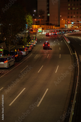 虎ノ門交差点から望む虎ノ門の都市夜景 © Tsubasa Mfg