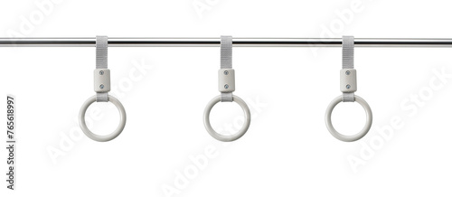 Fotografija hand handle loop in the subway, transparent background