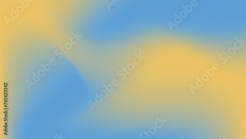 a blurry blue and yellow background mesh gradient vector