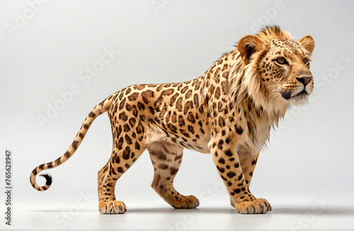 Spotted babylon,cut out on white background photo