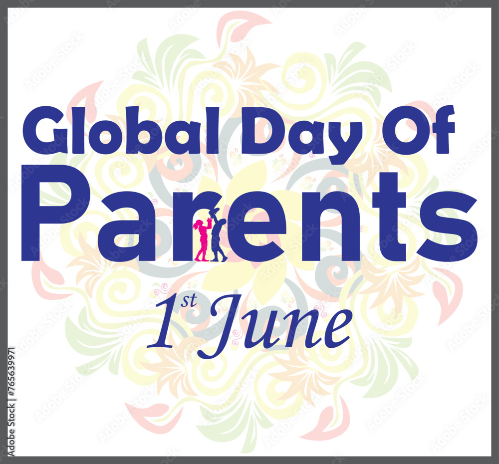This is simple and vector Global day of Parents. It is editable. 
